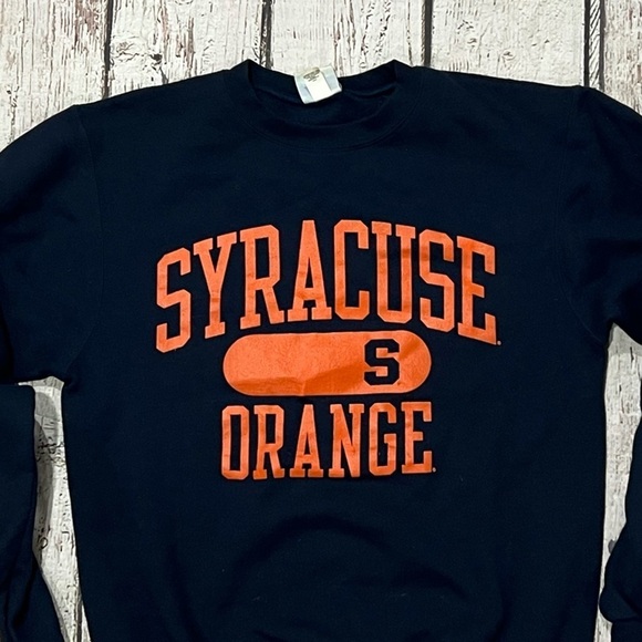 Vintage Syracuse University Orange Early 2000s Champion NCAA Sweatshirt - Picture 2 of 4
